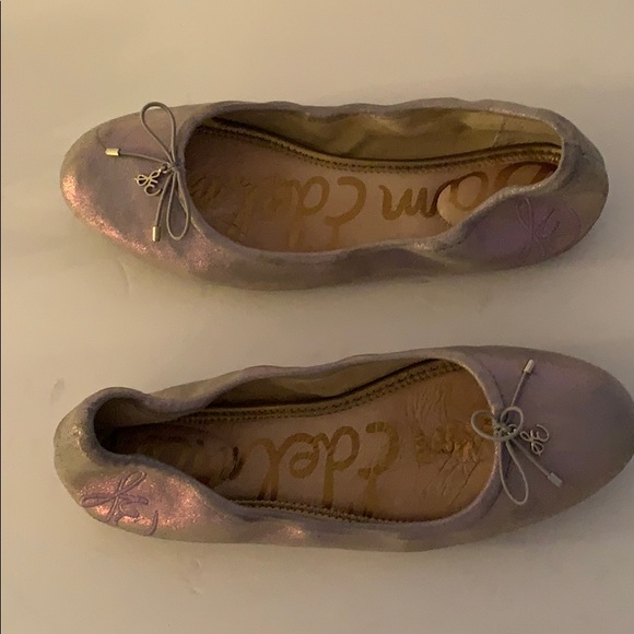 Sam Edelman Felicia Metallic Leather Flats - Picture 4 of 5